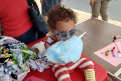 Cotton candy fan